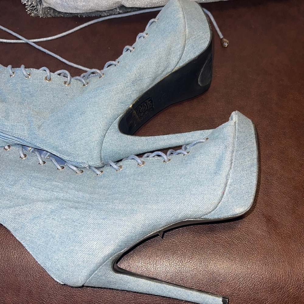 Emmi club wear. Color: Blue denim. Size 8. Worn once No Box!